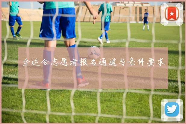 全运会志愿者报名通道与条件要求